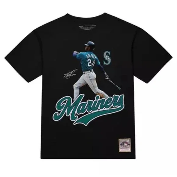 Mitchell & Ness Seattle Mariners Ken Griffey Jr. Emerald Tee – Size XXL – NWT - Picture 1 of 5